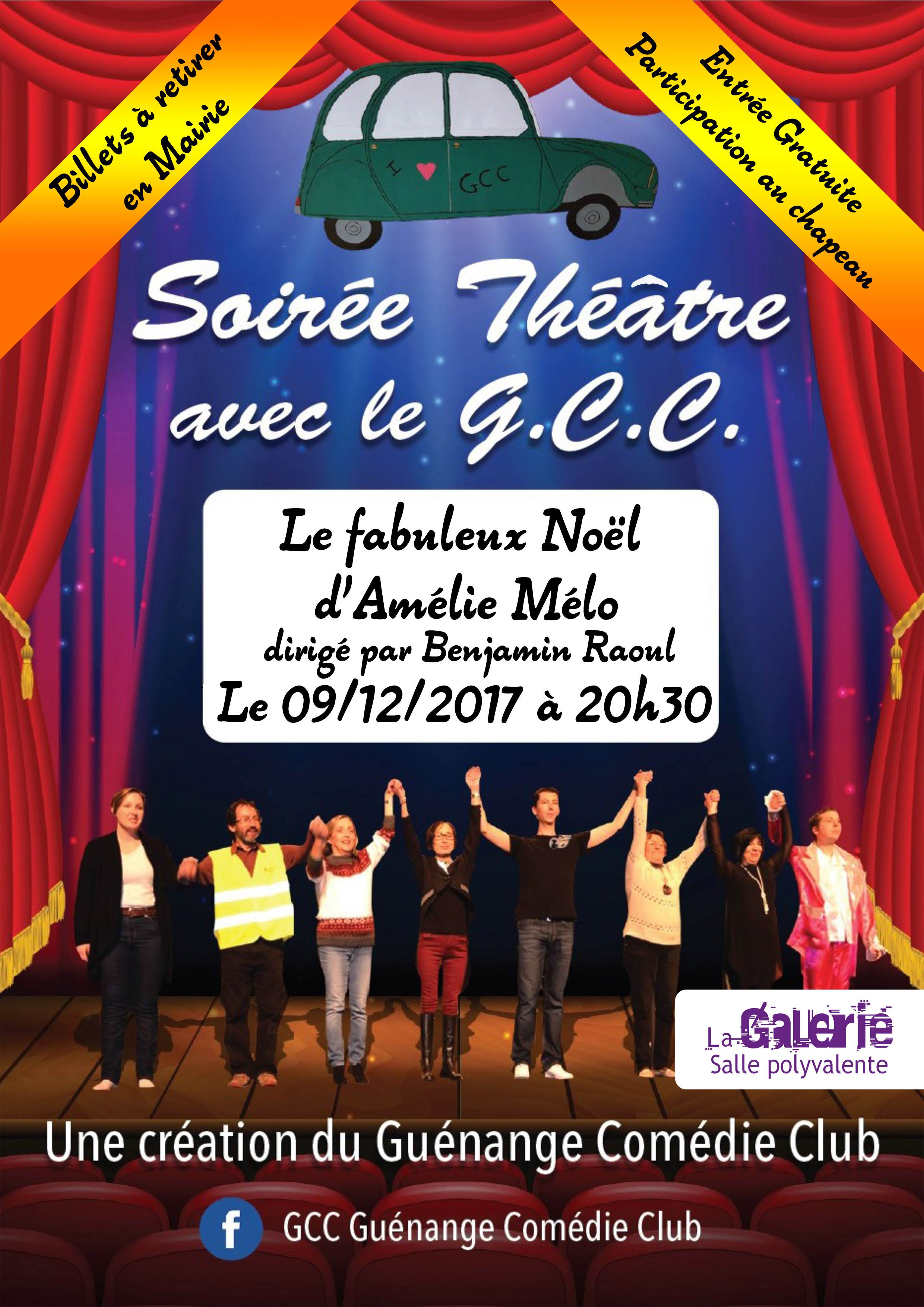 Soirée Théâtre avec le G.C.C.