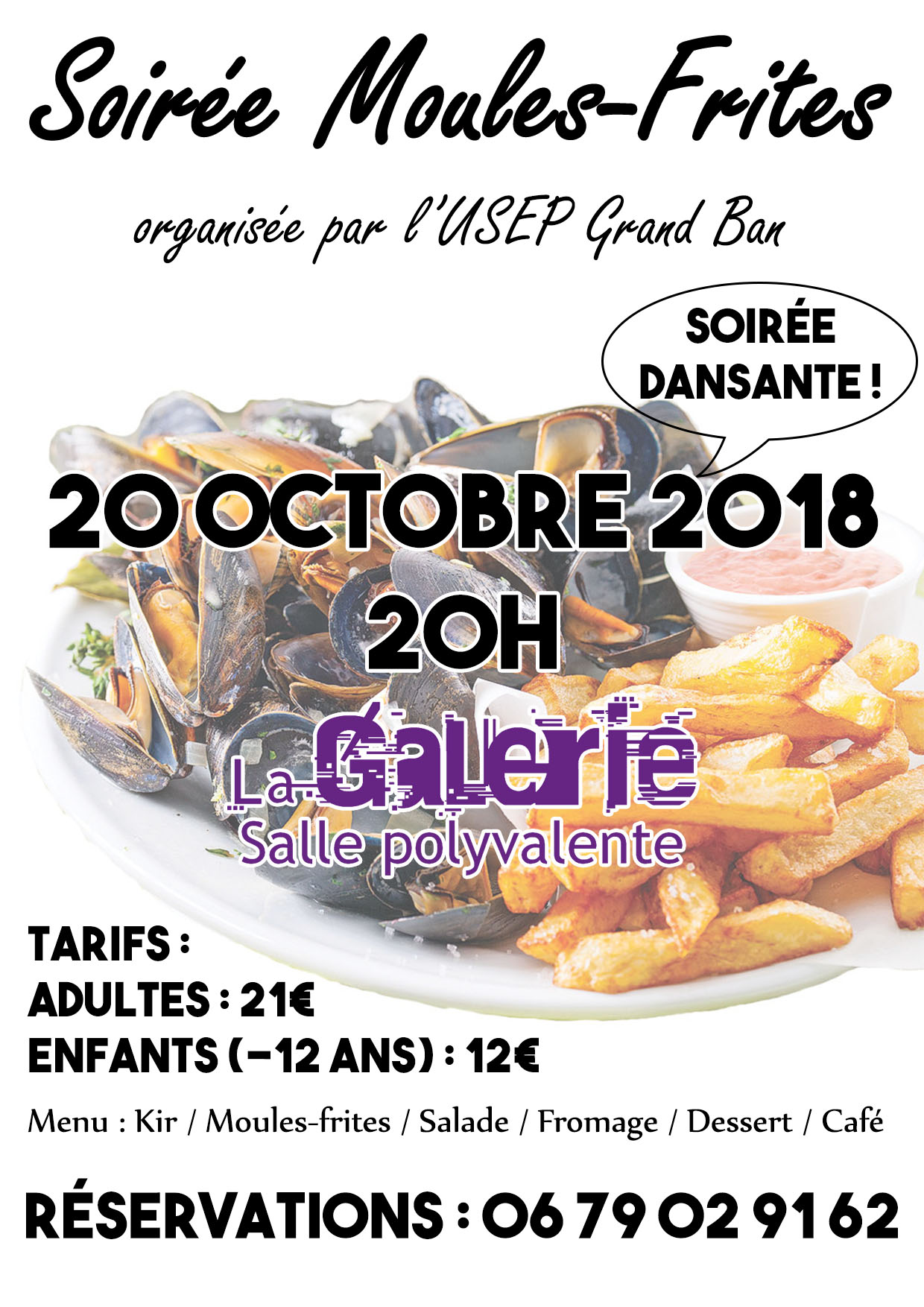 Soirée moules-frites