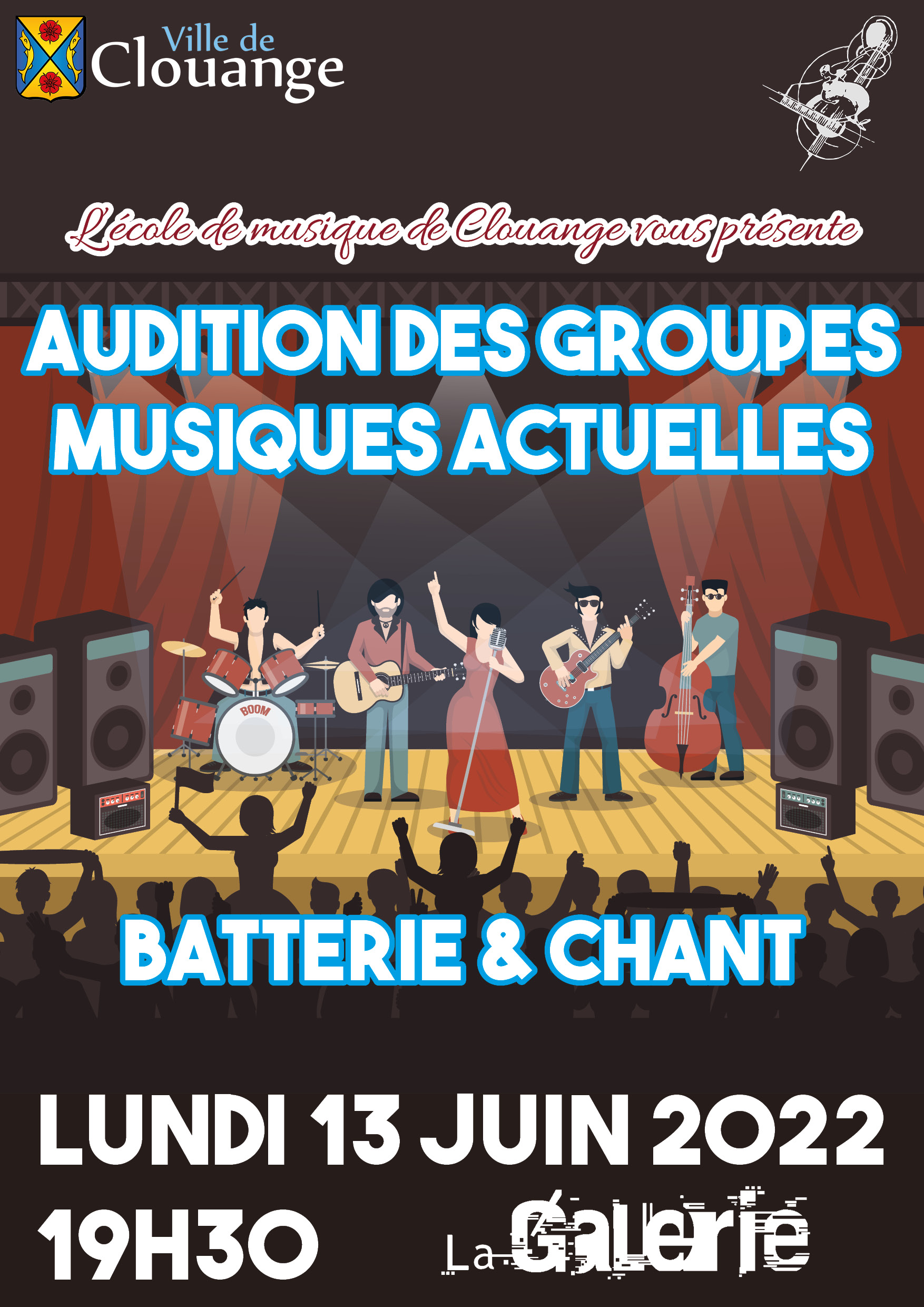 Audition des groupes Musiques Actuelles