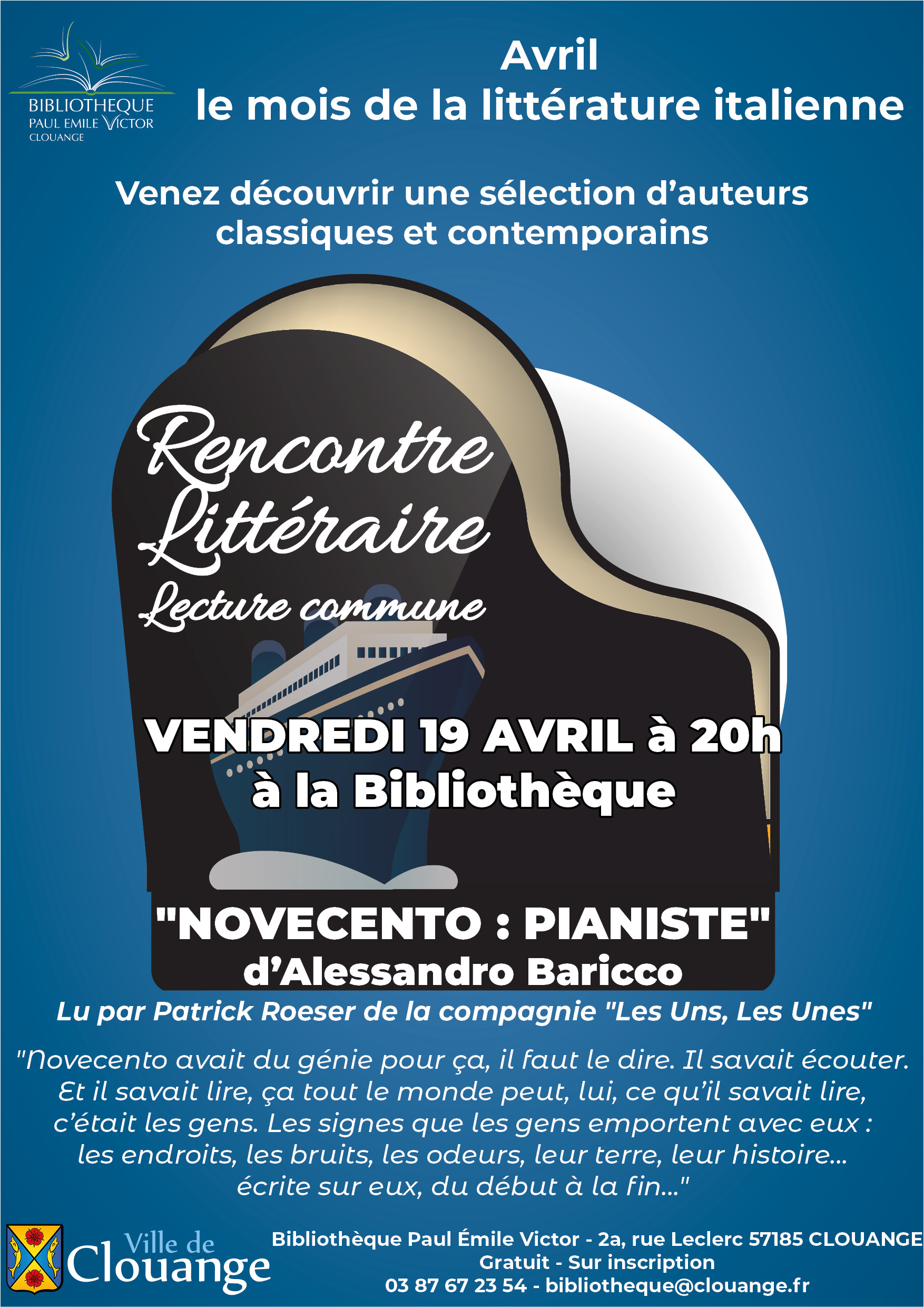 Rencontre littéraire
