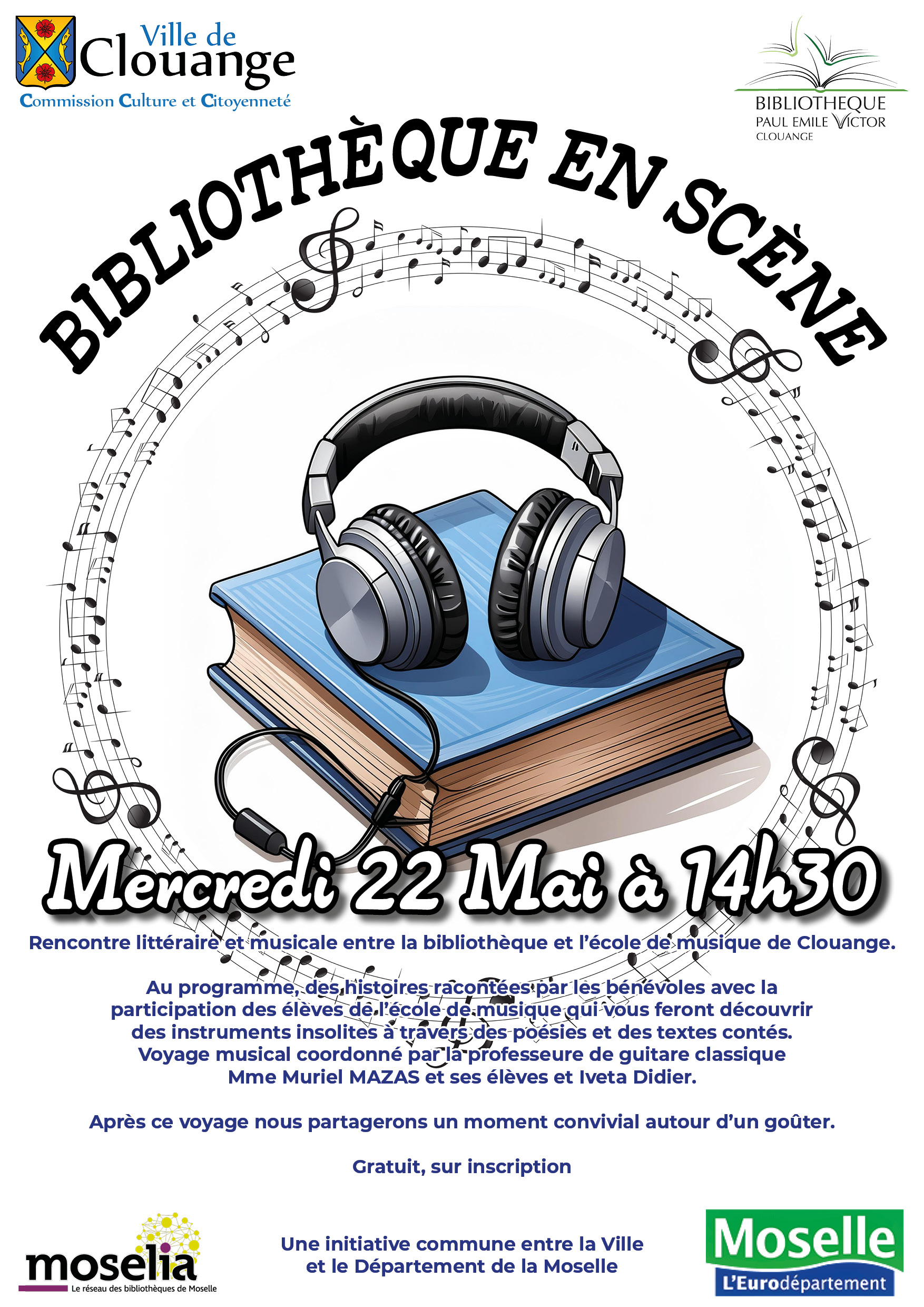 Bibliothèque en scène