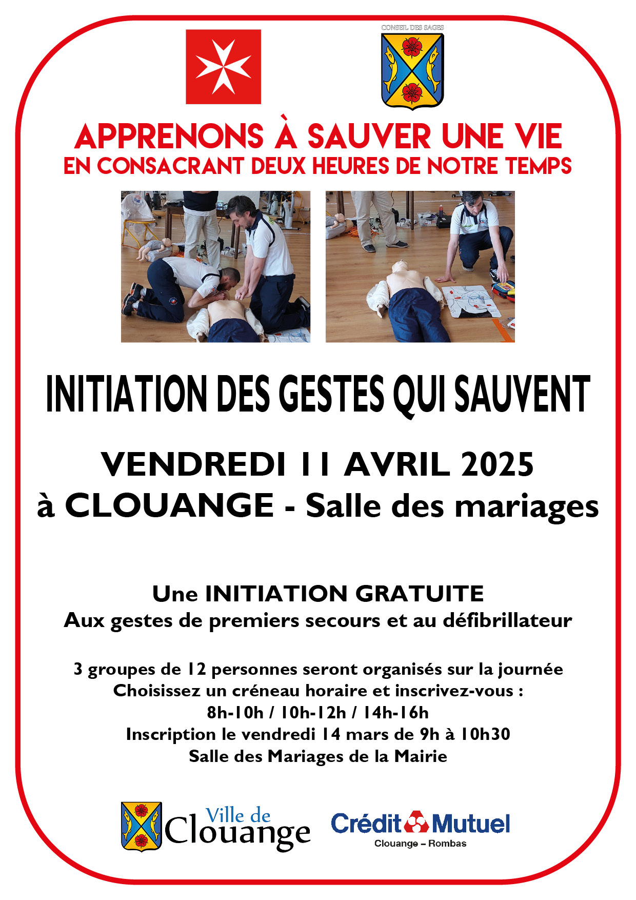 Initiation des gestes qui sauvent