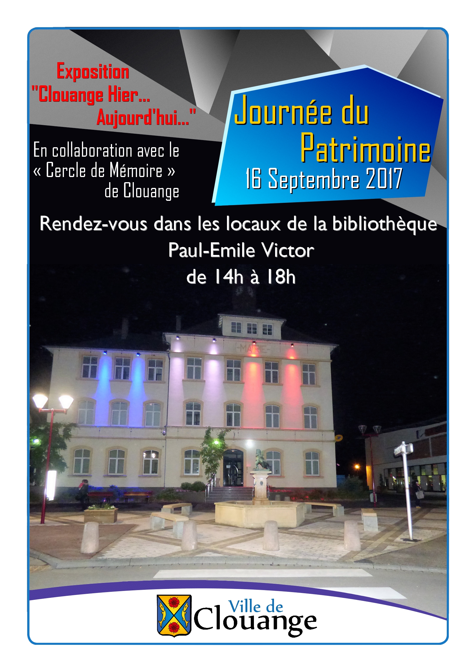 Journée du Patrimoine 16 sept. 2017