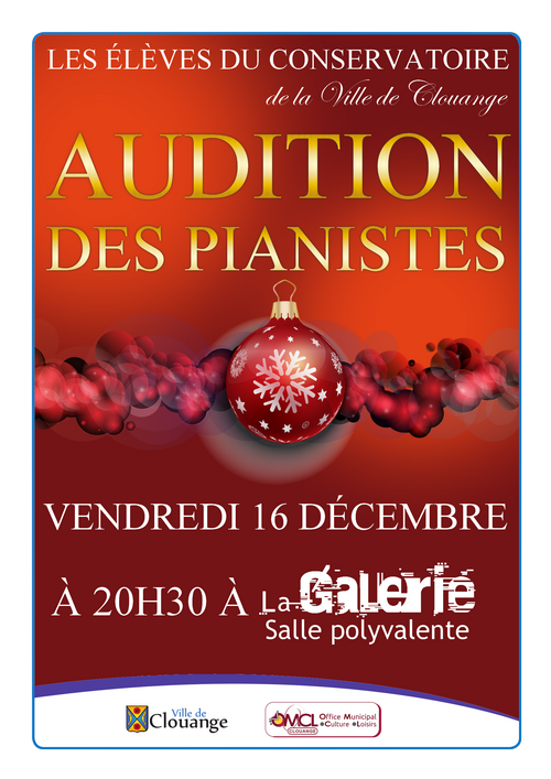 Audition des pianistes