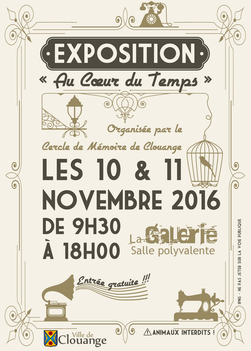 Exposition d'objets