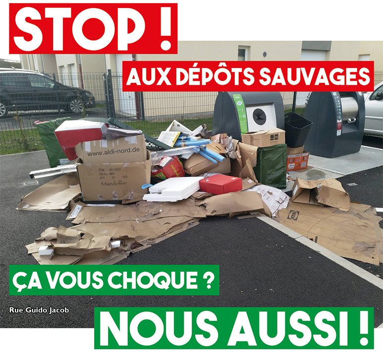 Stop aux dépôts sauvages !